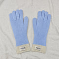 Autumn and Winter Warm Five-finger Knitted Gloves for Women-ABS2461KQ