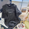 ABC06BK Washed Black Vintage Tee